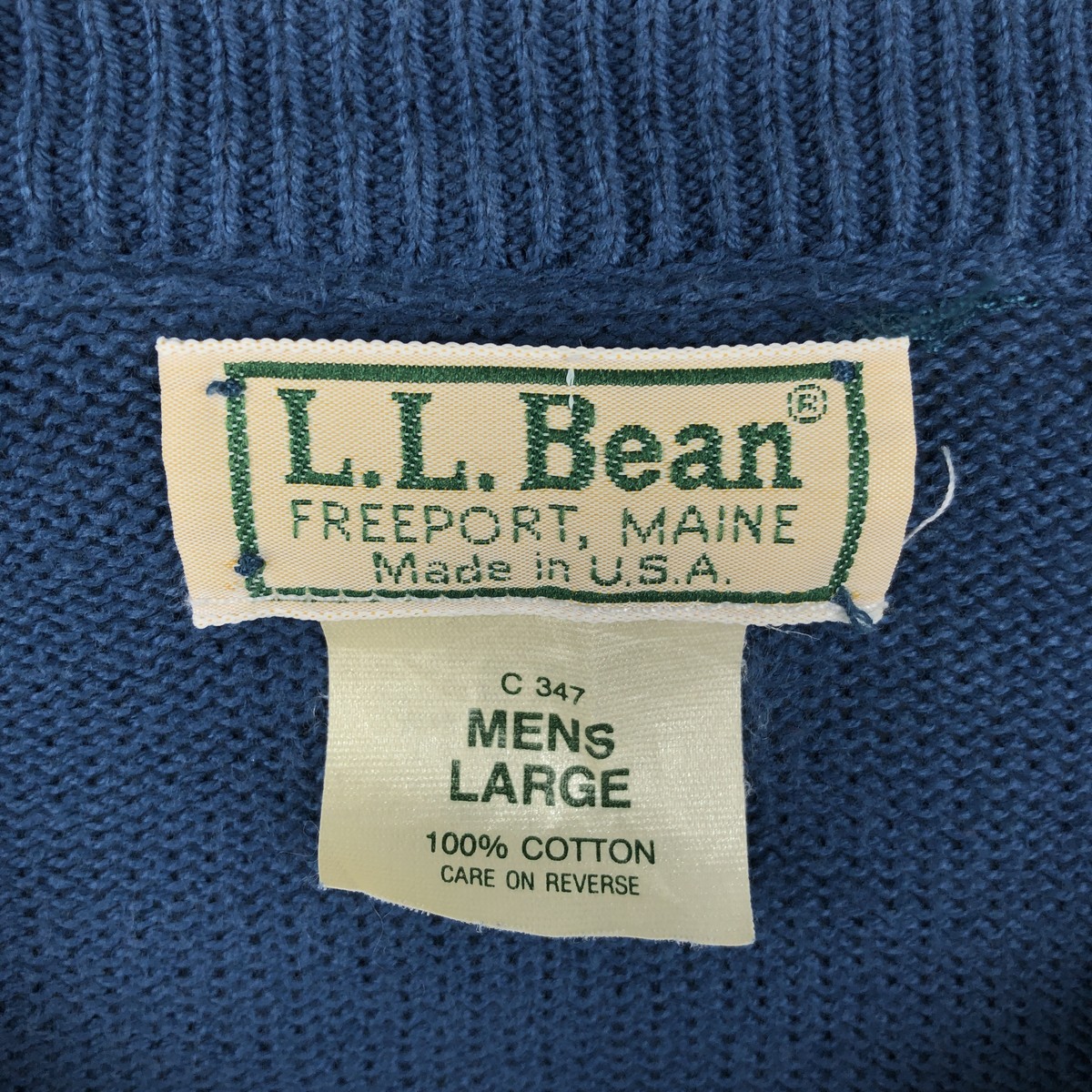 L.L.Bean/エルエルビーン コットンニットセーター