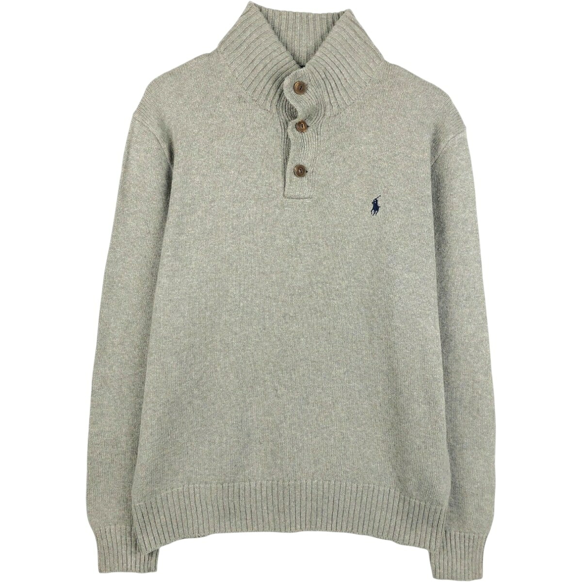 Ralph Lauren/ラルフローレン POLO RALPH LAUREN コットンニットハーフボタンセーター