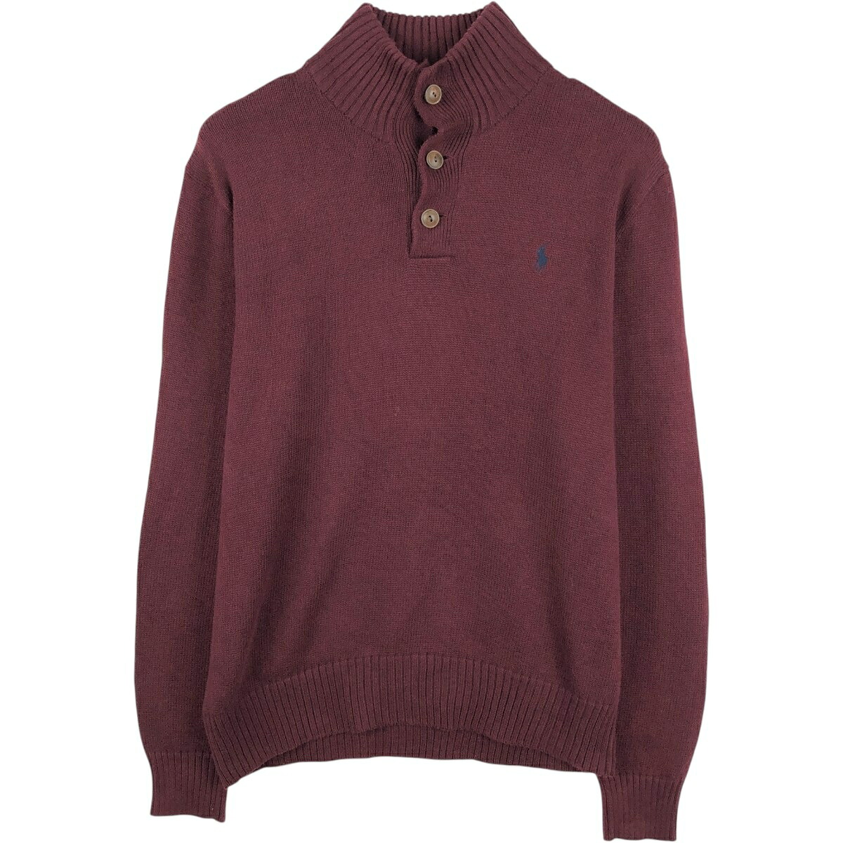 Ralph Lauren/ラルフローレン POLO RALPH LAUREN コットンニットハーフボタンセーター