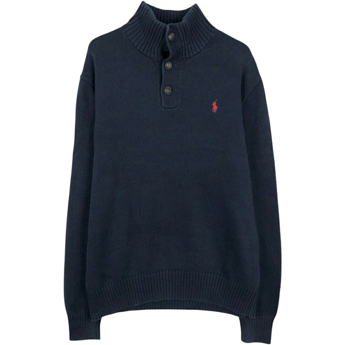 Ralph Lauren/ラルフローレン POLO RALPH LAUREN コットンニットハーフボタンセーター