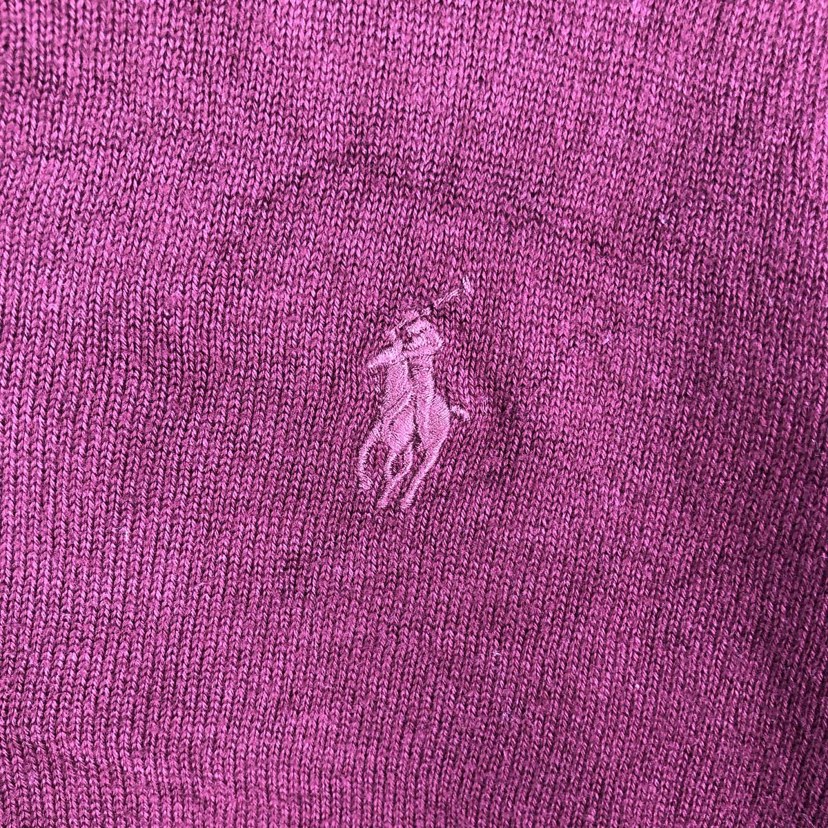 Ralph Lauren/ラルフローレン POLO RALPH LAUREN Vネック ピマコットンニットセーター