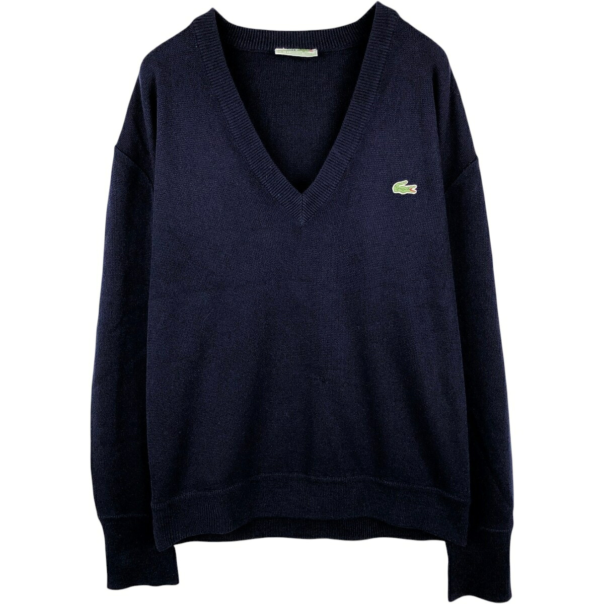 LACOSTE/ラコステ CHEMISE フレンチラコステ Vネック コットンニットセーター