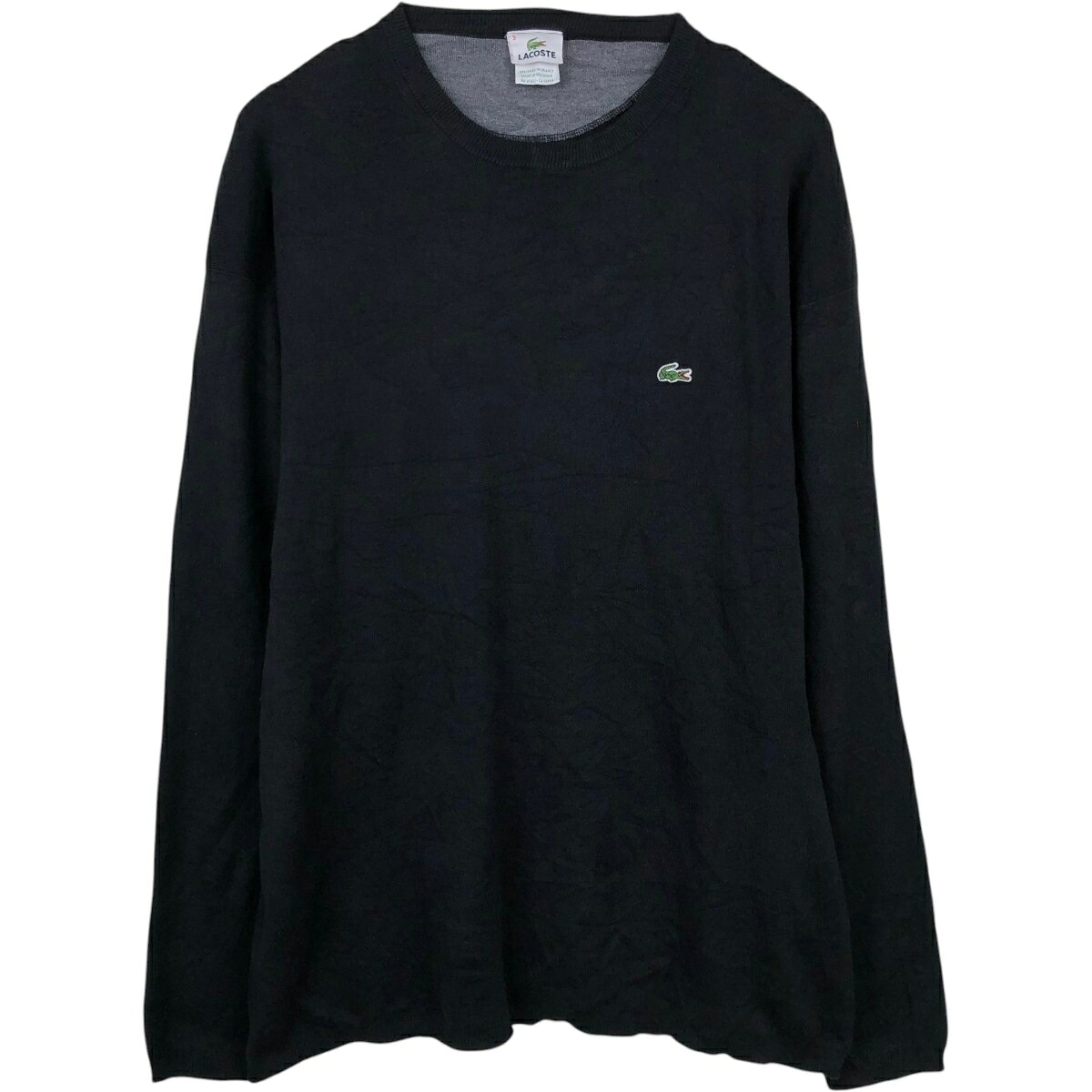 LACOSTE/ラコステ フランス企画 コットンニットセーター
