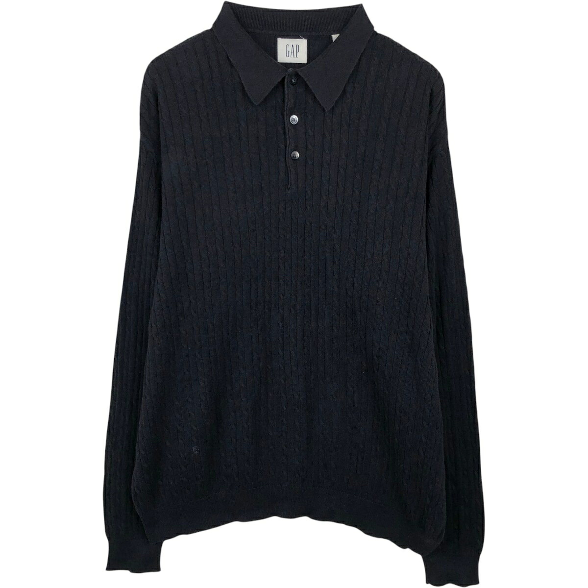 GAP/ギャップ オールドギャップ コットンニットハーフボタンセーター