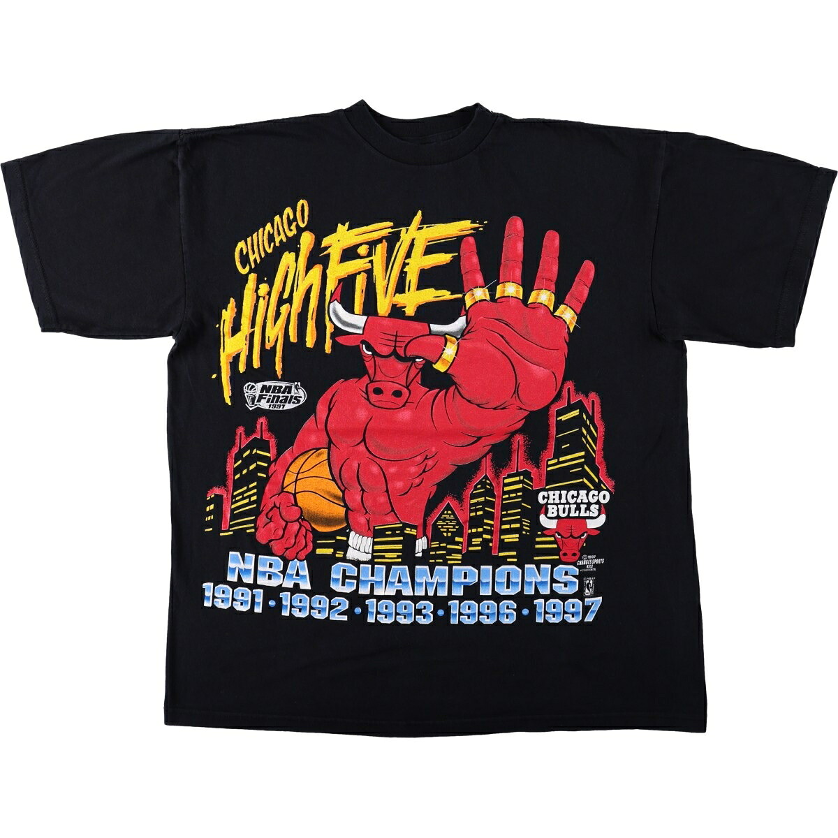 IN ADVANCE NBA CHICAGO BULLS シカゴブルズ スポーツプリントTシャツ