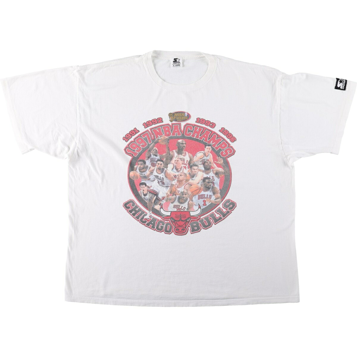 Starter/スターター NBA CHICAGO BULLS シカゴブルズ スポーツプリントTシャツ