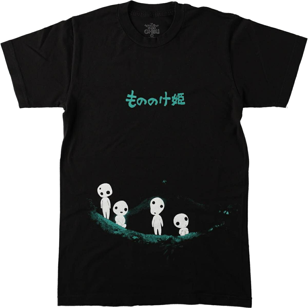 Studio Ghibli スタジオジブリ もののけ姫 こだま アニメ キャラクタープリントTシャツ