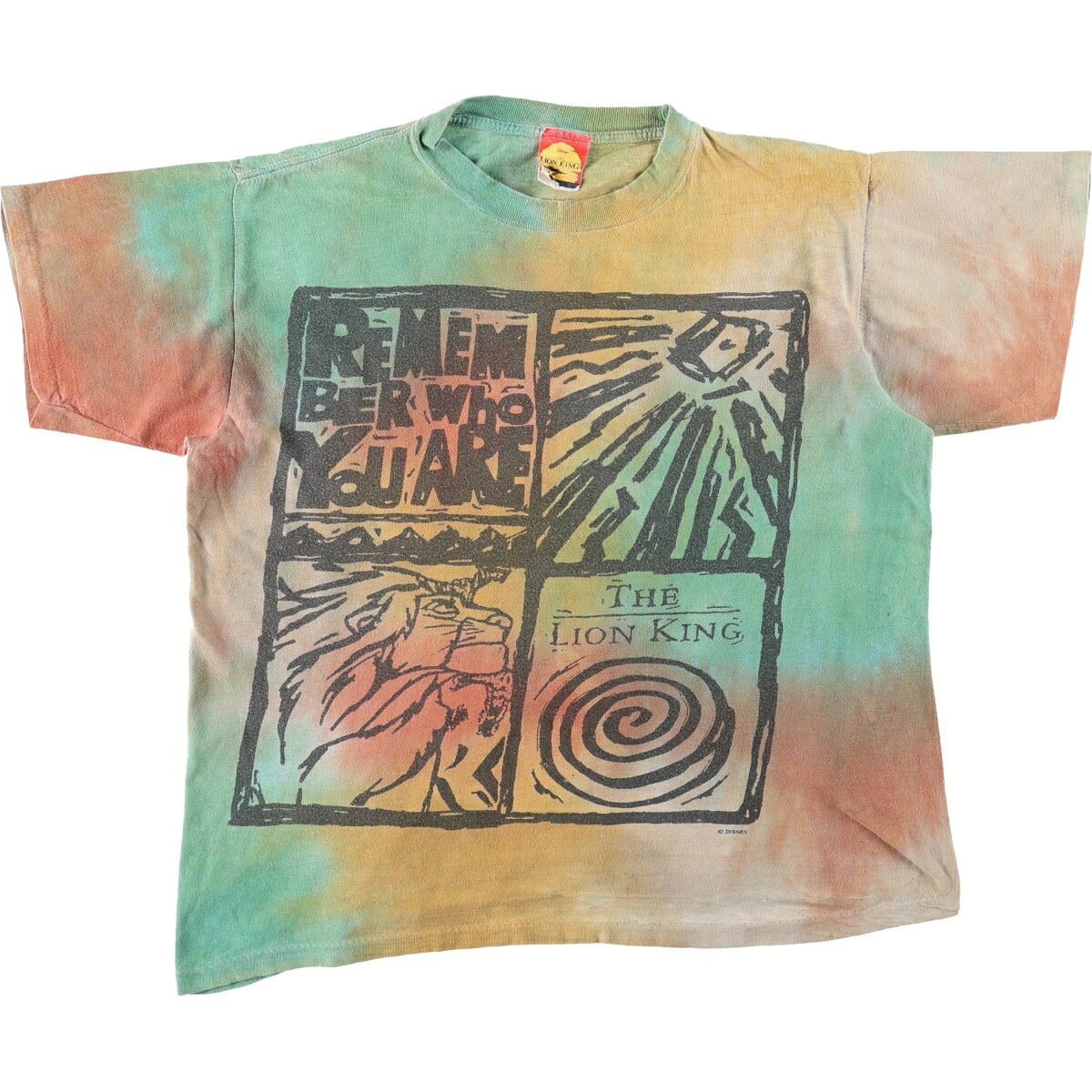 Disney/ディズニー THE LION KING ライオンキング キャラクタープリントTシャツ