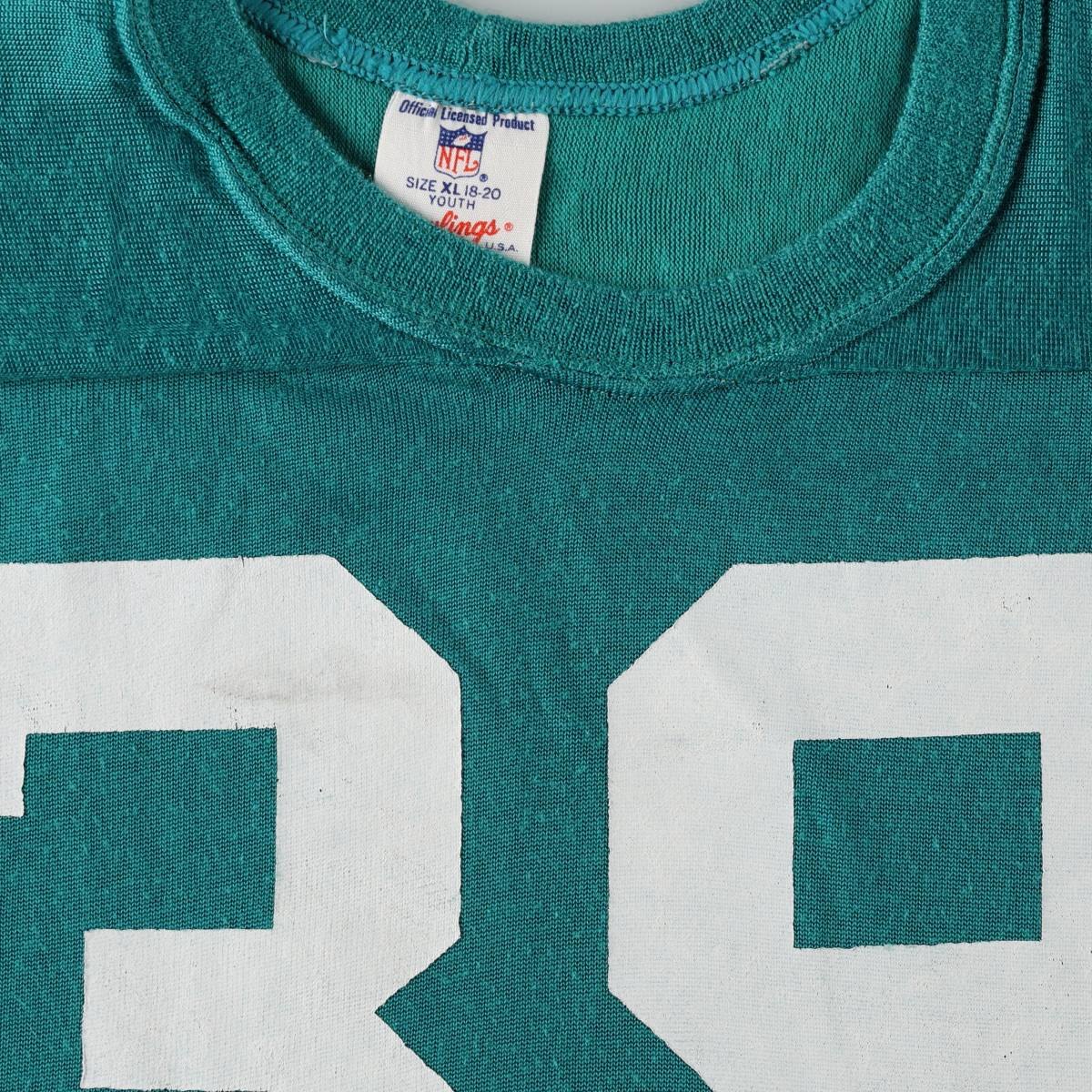 RAWLINGS/ローリングス NFL MIAMI DOLPHINS マイアミドルフィンズ フットボール七分袖Tシャツ