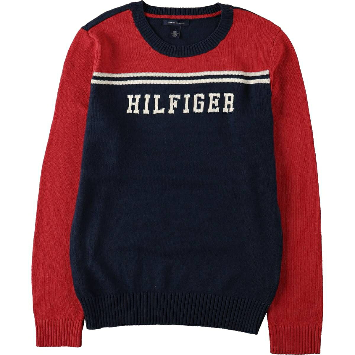 TOMMY HILFIGER/トミーヒルフィガー コットンニットセーター