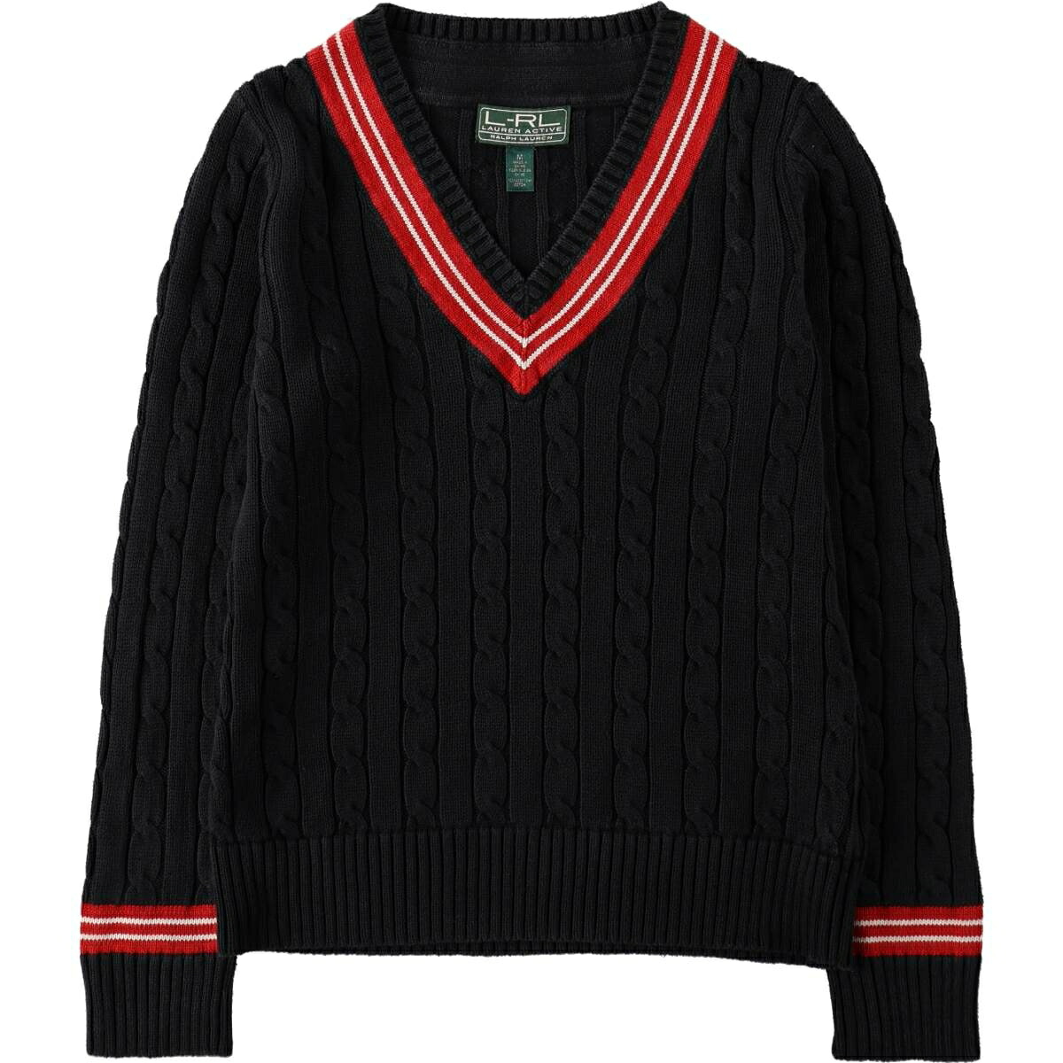Ralph Lauren/ラルフローレン L-RL LAUREN ACTIVE チルデンニットセーター