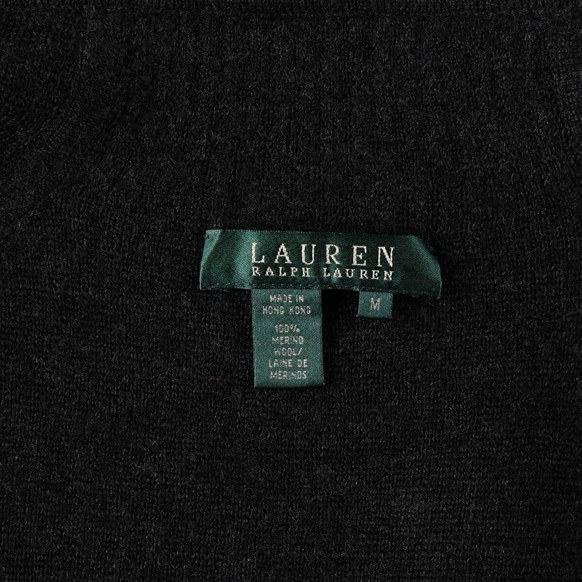 Ralph Lauren/ラルフローレン LAUREN ローレン ウールニットフルジップセーター