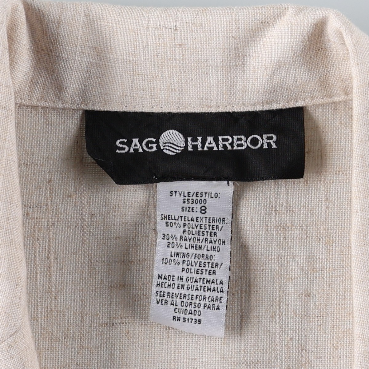 SAG HARBOR イージージャケット テーラードジャケット
