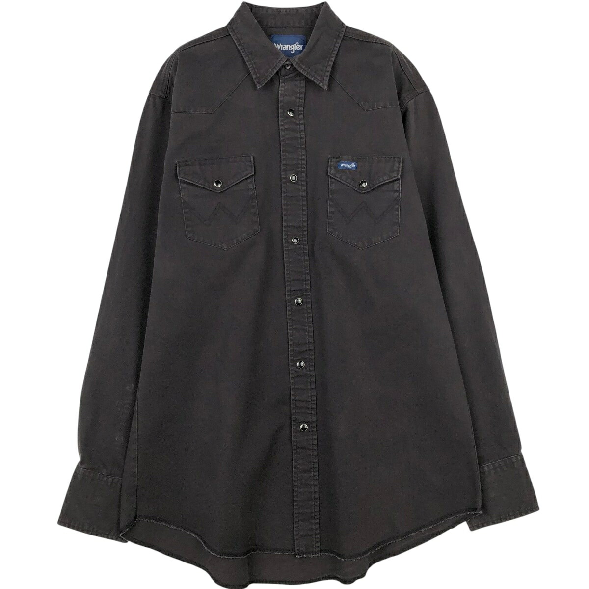 Wrangler/ラングラー 長袖 デニムウエスタンシャツ