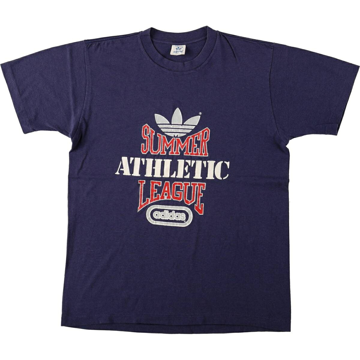 adidas/アディダス トレフォイルロゴ ロゴプリントTシャツ