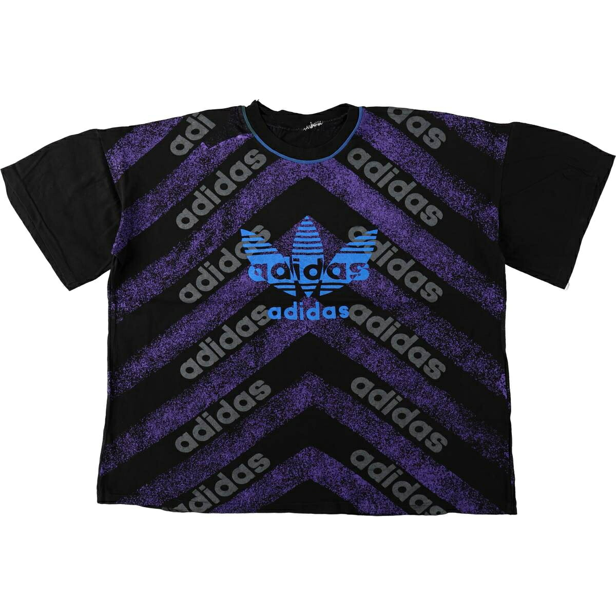 adidas/アディダス トレフォイルロゴ ロゴプリントTシャツ