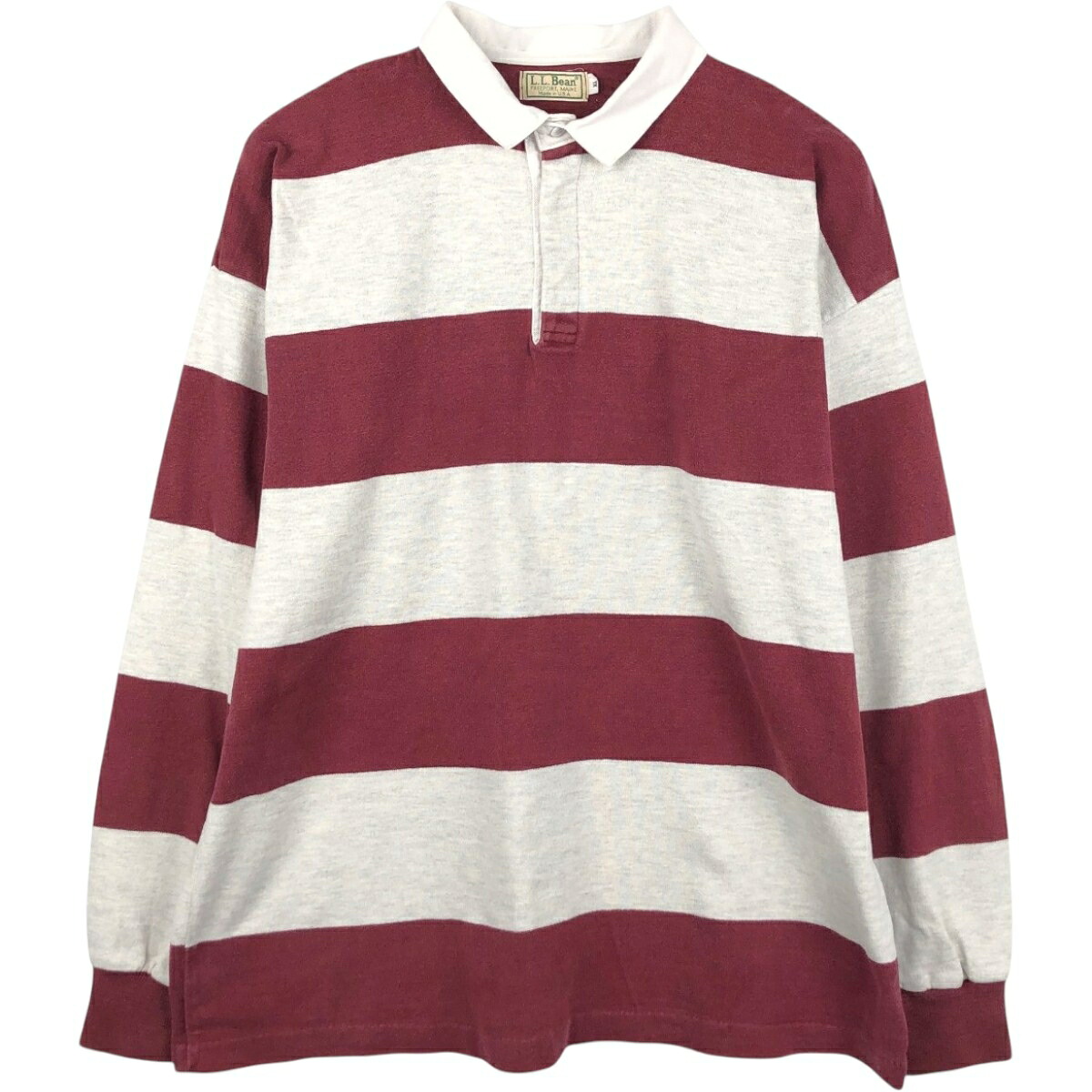 L.L.Bean/エルエルビーン 長袖 ラガーシャツ