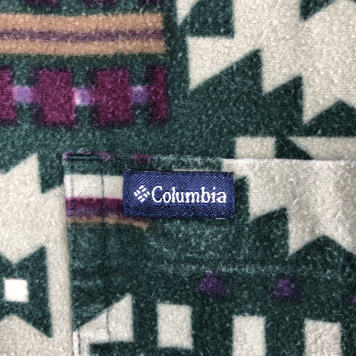 Columbia/コロンビア 白タグ 長袖 ボタンダウン フランネルシャツ