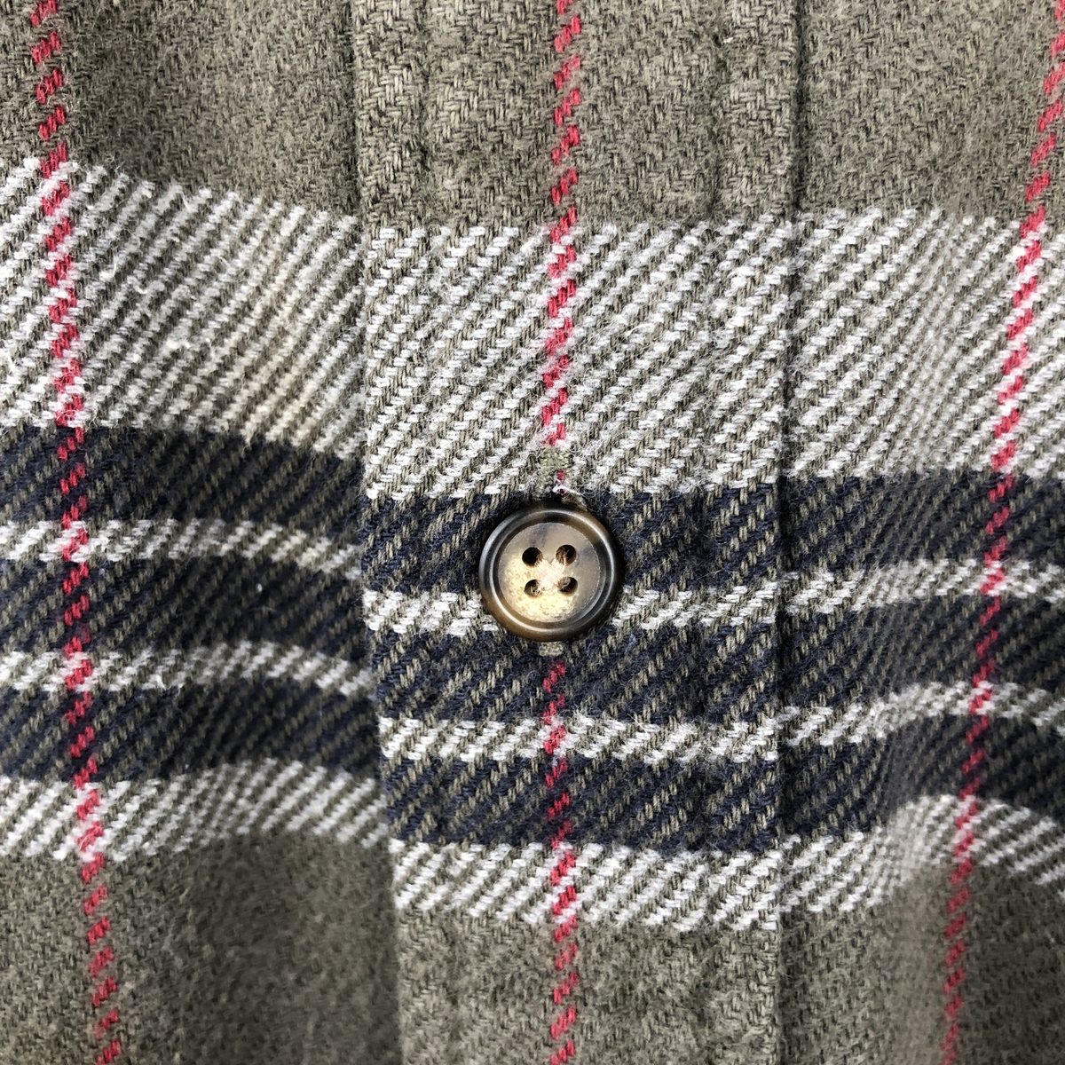 Abercrombie&Fitch/アバクロンビーアンドフィッチ 長袖 ボタンダウン フランネルチェックシャツ
