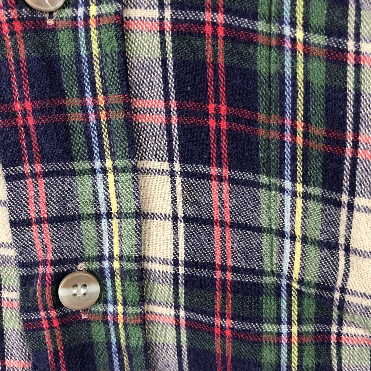 WOOLRICH/ウールリッチ 長袖 ボタンダウン ライトネルチェックシャツ