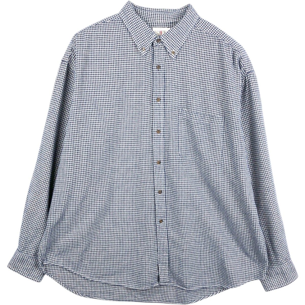 J.Crew/ジェイクルー 長袖 ボタンダウン フランネルチェックシャツ