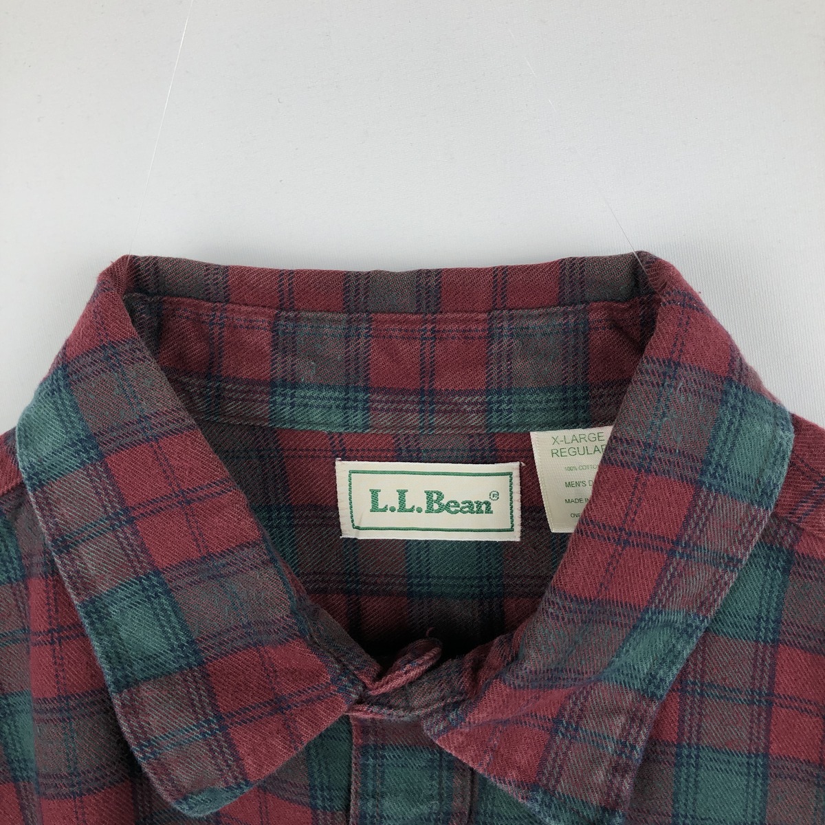 L.L.Bean/エルエルビーン 長袖 フランネルチェックシャツ