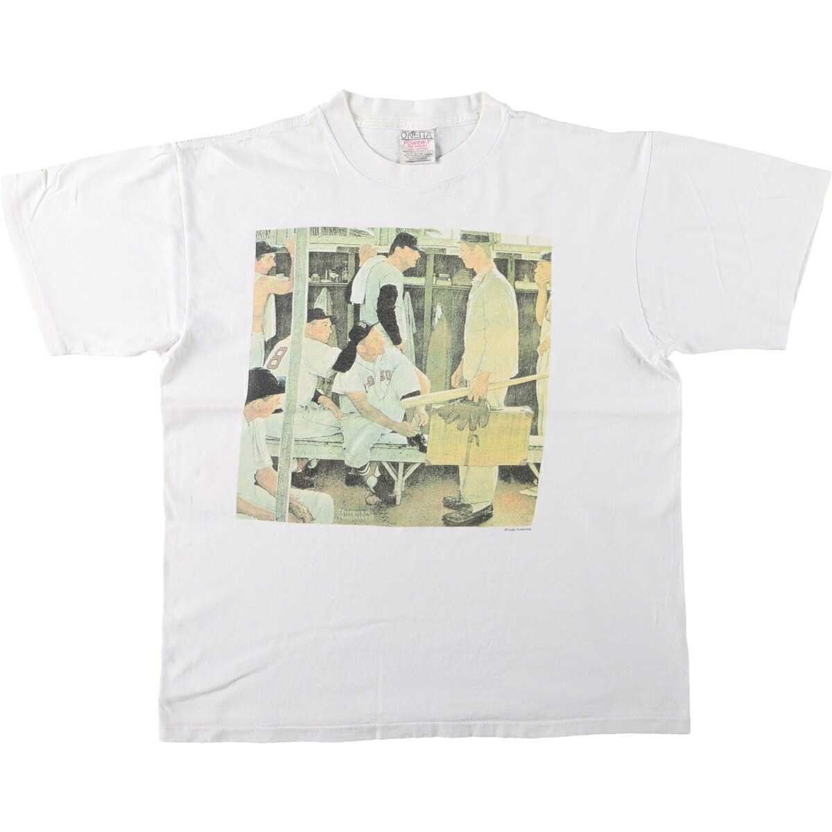 ONEITA/オニータ Norman Rockwell ノーマンロックウェル The Rookie アートTシャツ