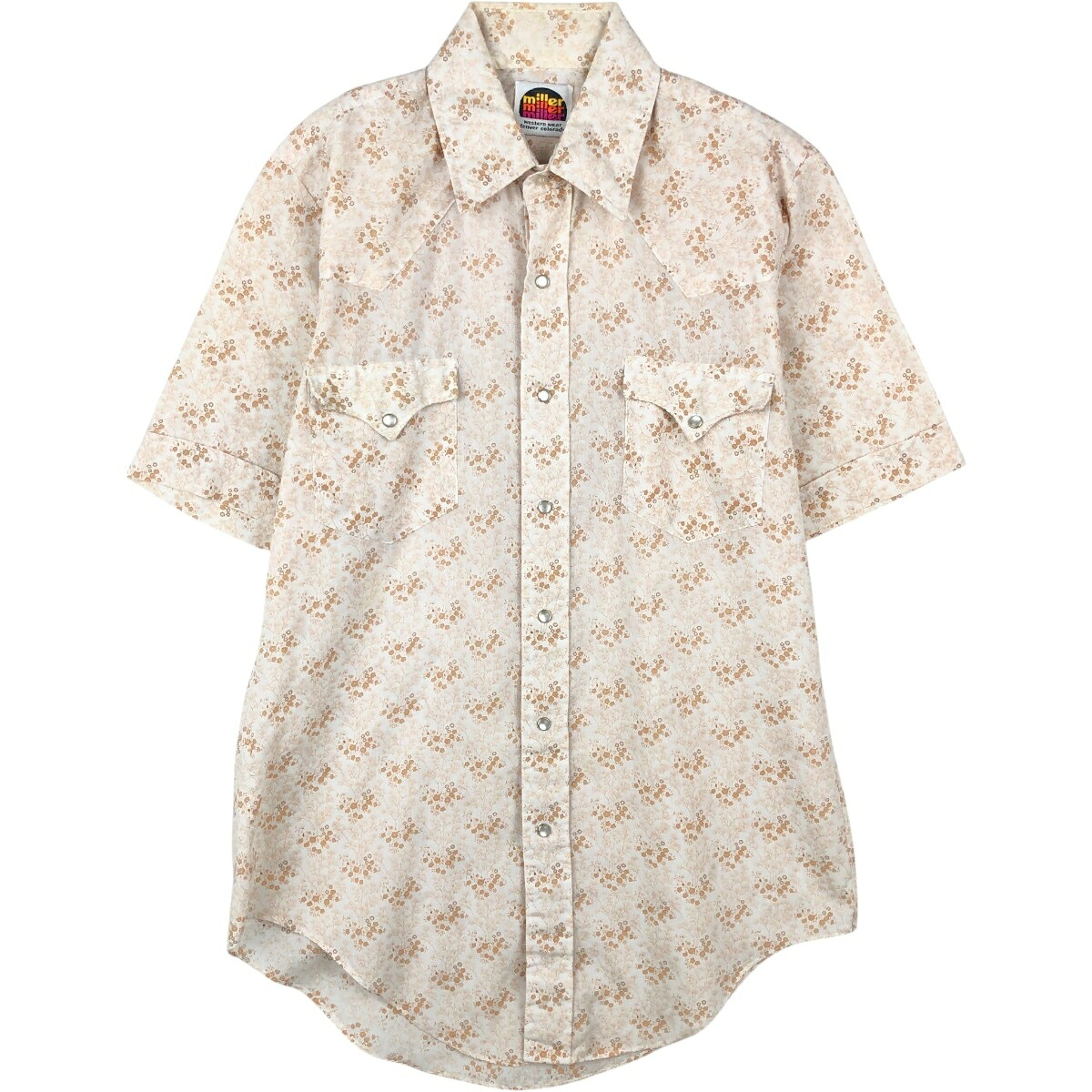 MILLER 半袖 ウエスタンシャツ