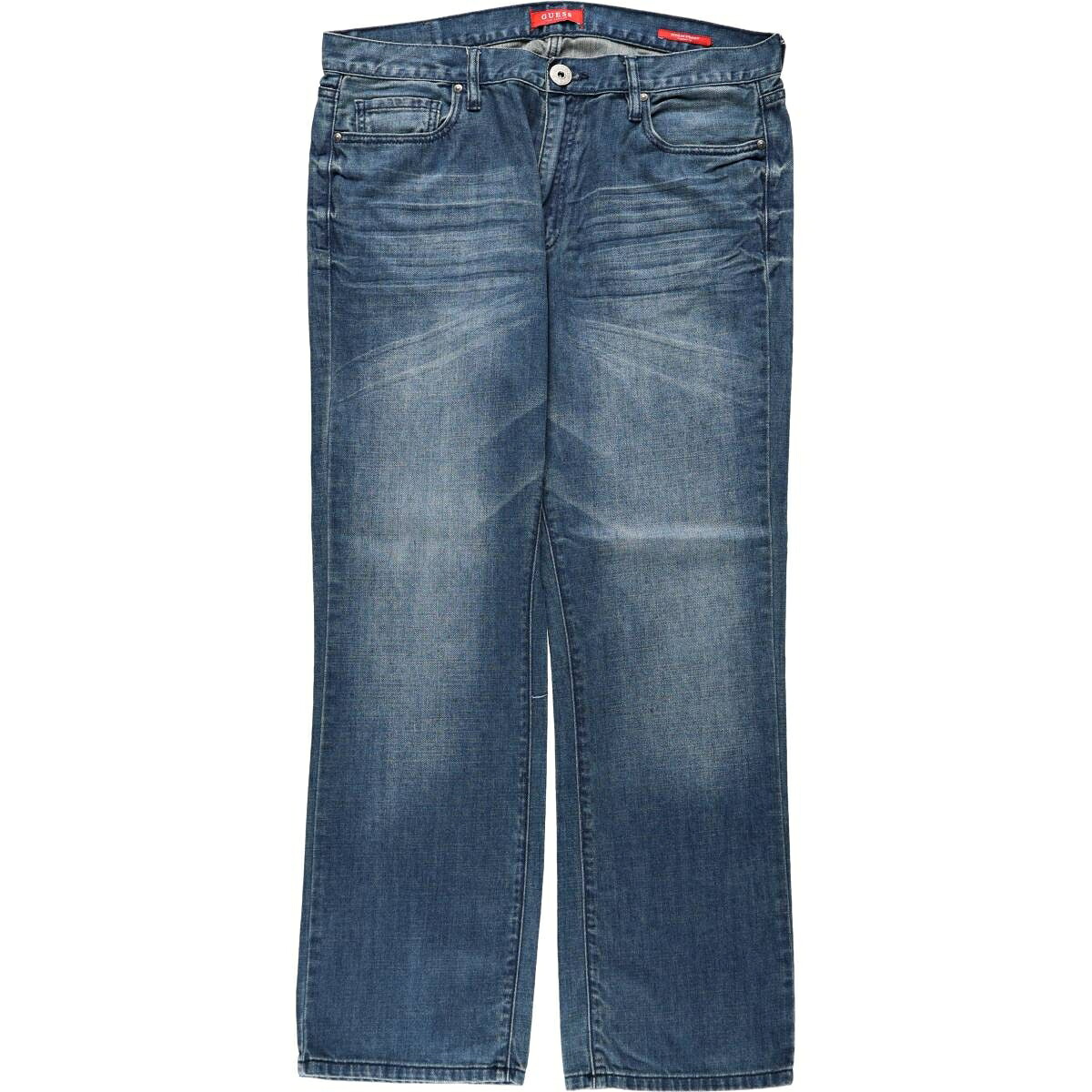 Guess/ゲス REGULAR STRAIGHT Crescent Fit ストレートデニムパンツ