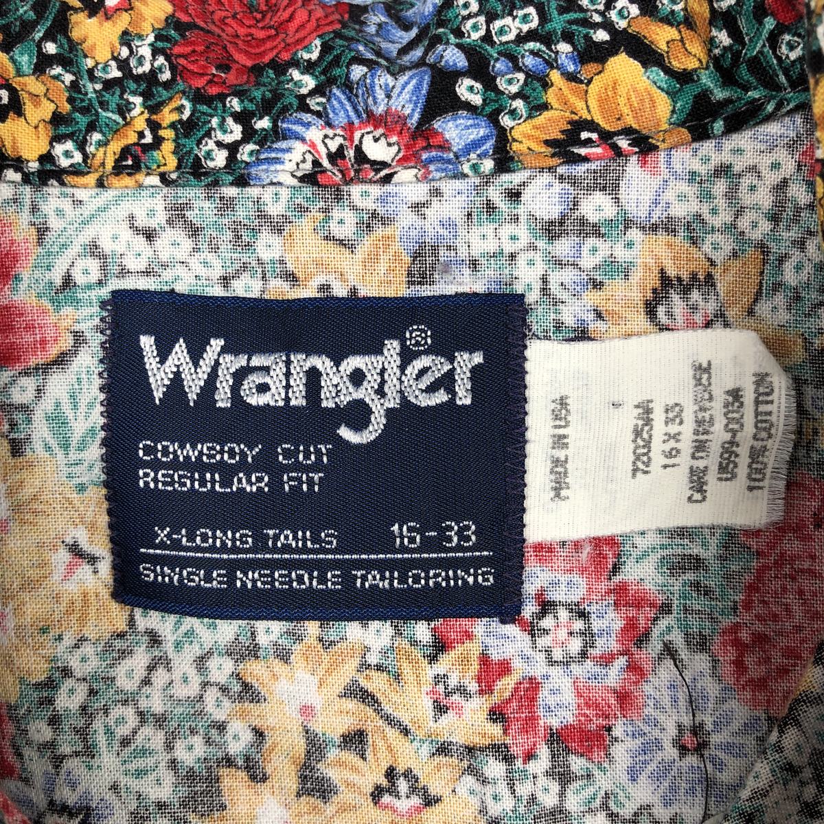 Wrangler/ラングラー COWBOY CUT REGULAR FIT 長袖 ボタンダウンシャツ