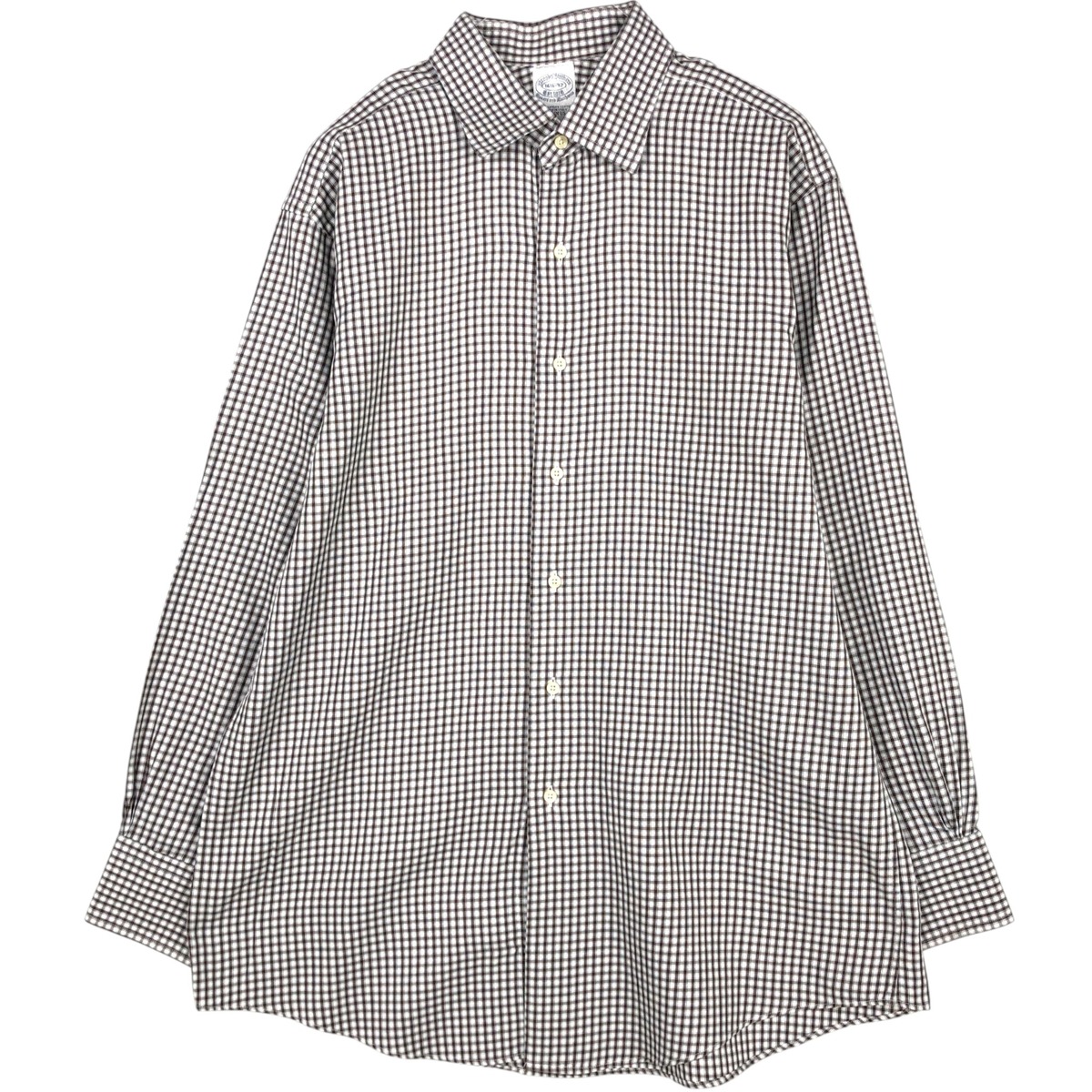 Brooks Brothers/ブルックスブラザーズ Est.1818 長袖 コットンチェックシャツ