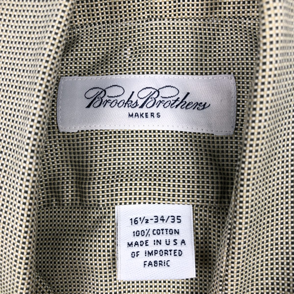 Brooks Brothers/ブルックスブラザーズ MAKERS 長袖 コットンチェックシャツ