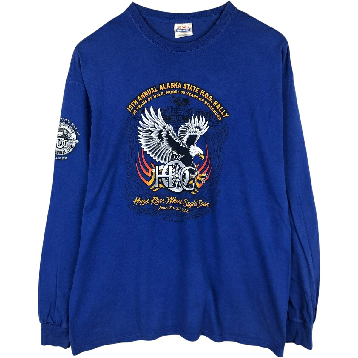 Hanes/ヘインズ HEAVYWEIGHT ロングTシャツ ロンT
