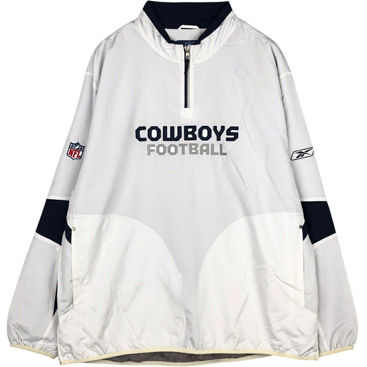 Reebok/リーボック NFL DALLAS COWBOYS ダラスカウボーイズ ウォームアッププルオーバー