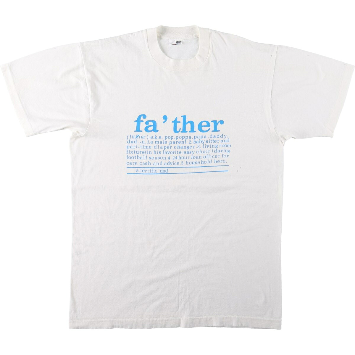 メッセージプリントTシャツ