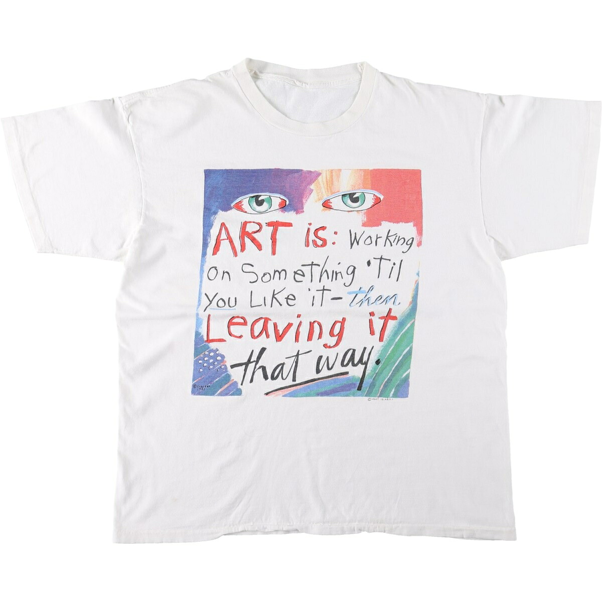 Fred Babb メッセージプリントTシャツ