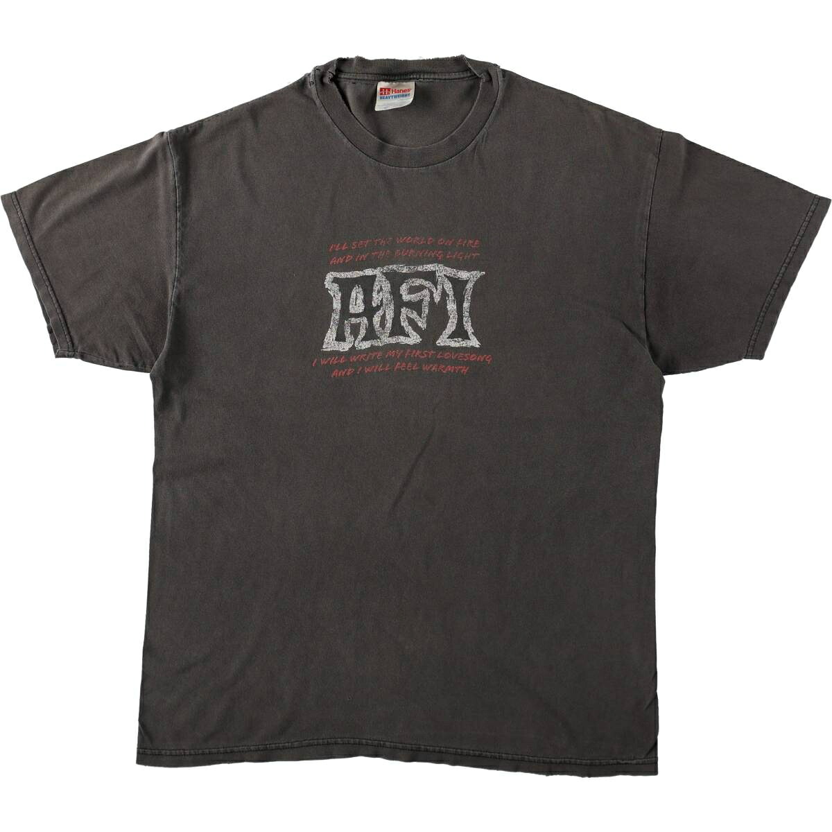 Hanes/ヘインズ HEAVYWEIGHT AFI エーエフアイ バンドTシャツ バンT
