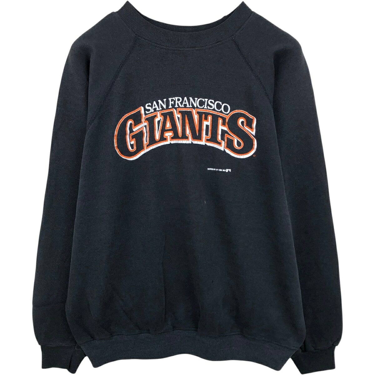 Hanes/ヘインズ 青タグ MLB SAN FRANCISCO GIANTS サンフランシスコジャイアンツ プリントスウェットシャツ トレーナー