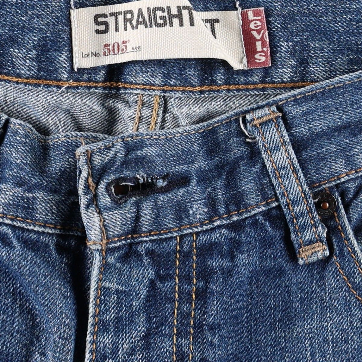 Levi's/リーバイス 505 STRAIGHT FIT テーパードデニムパンツ