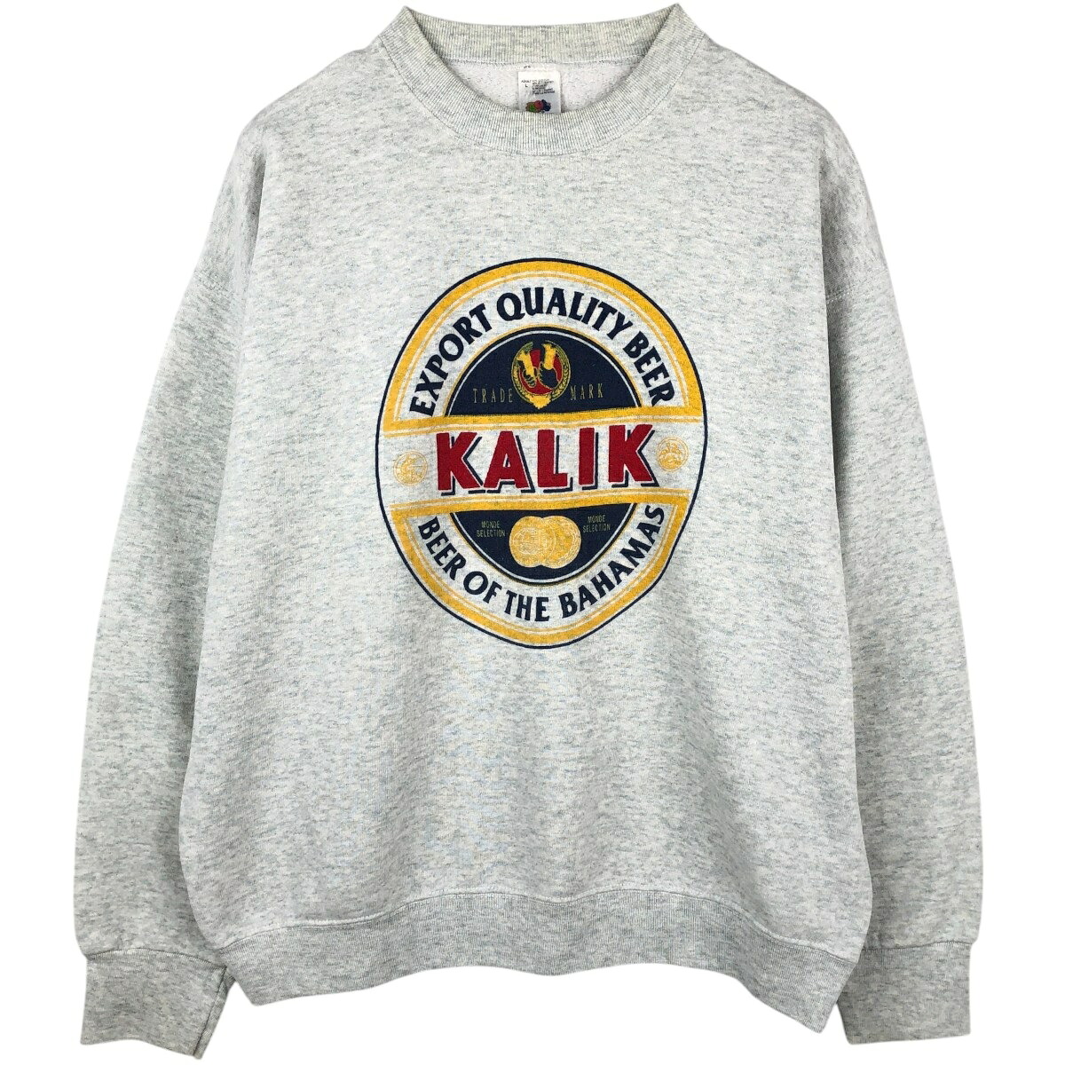 FRUIT OF THE LOOM/フルーツオブザルーム KALIK アドバタイジング スウェットシャツ トレーナー