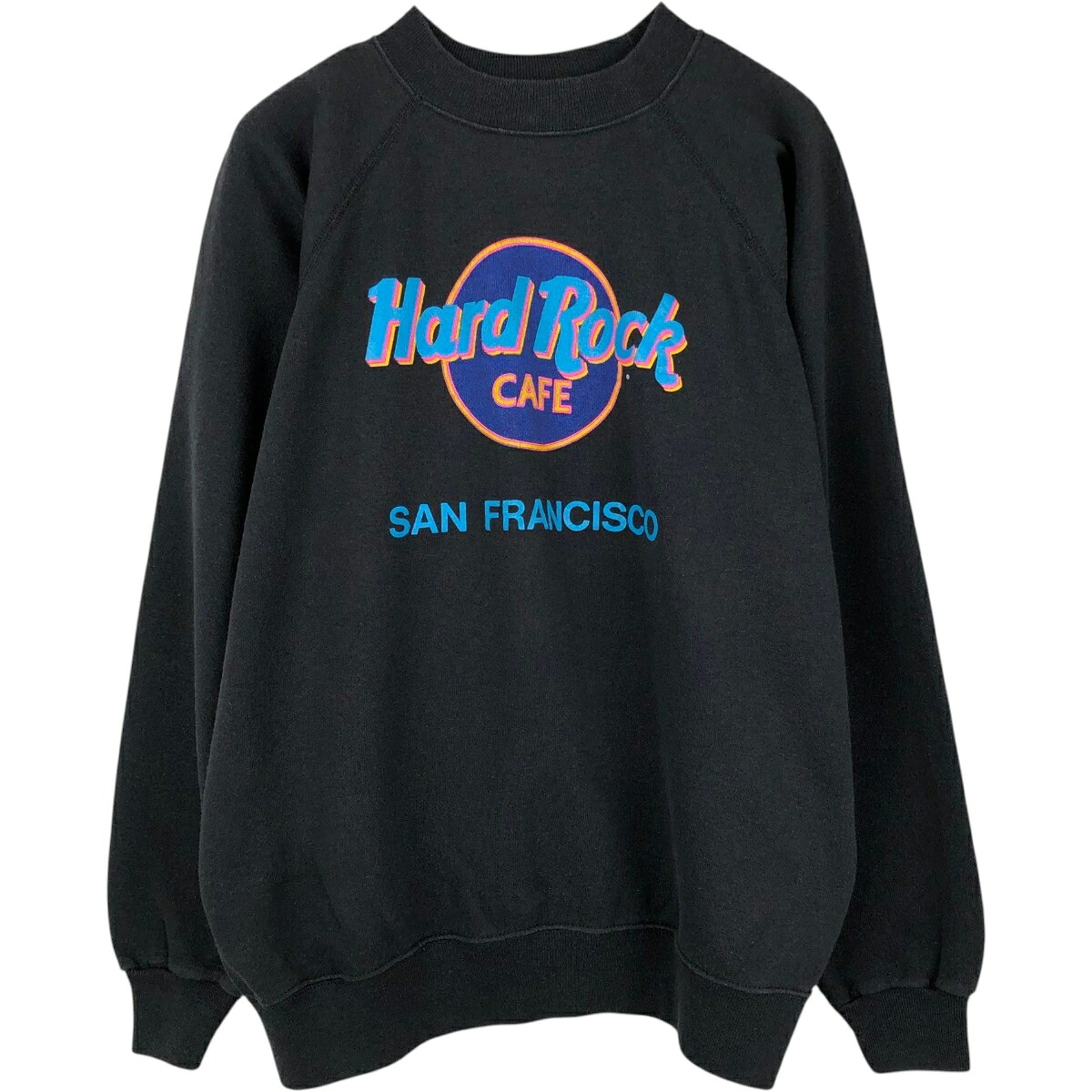 Hanes/ヘインズ HARD ROCK CAFE ハードロックカフェ アドバタイジング スウェットシャツ トレーナー
