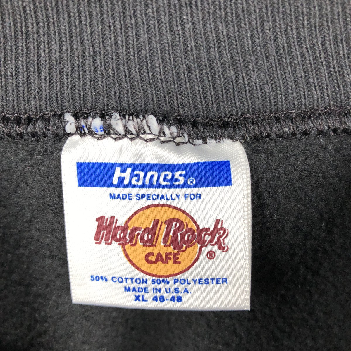 Hanes/ヘインズ HARD ROCK CAFE ハードロックカフェ アドバタイジング スウェットシャツ トレーナー