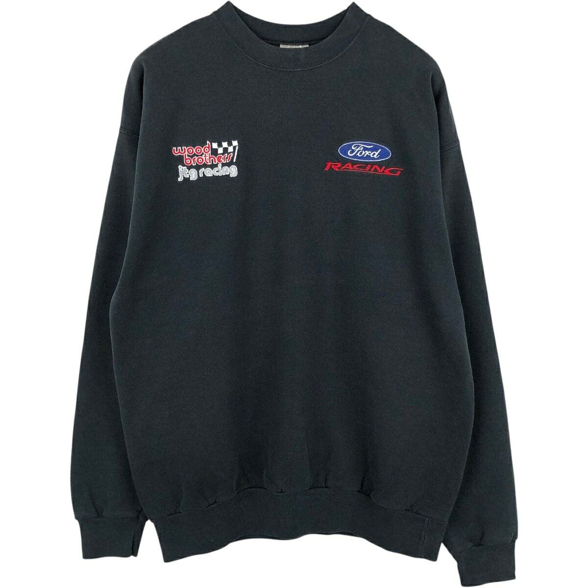 Hanes/ヘインズ Wood Brothers Racing ウッドブラザーズ アドバタイジング スウェットシャツ トレーナー
