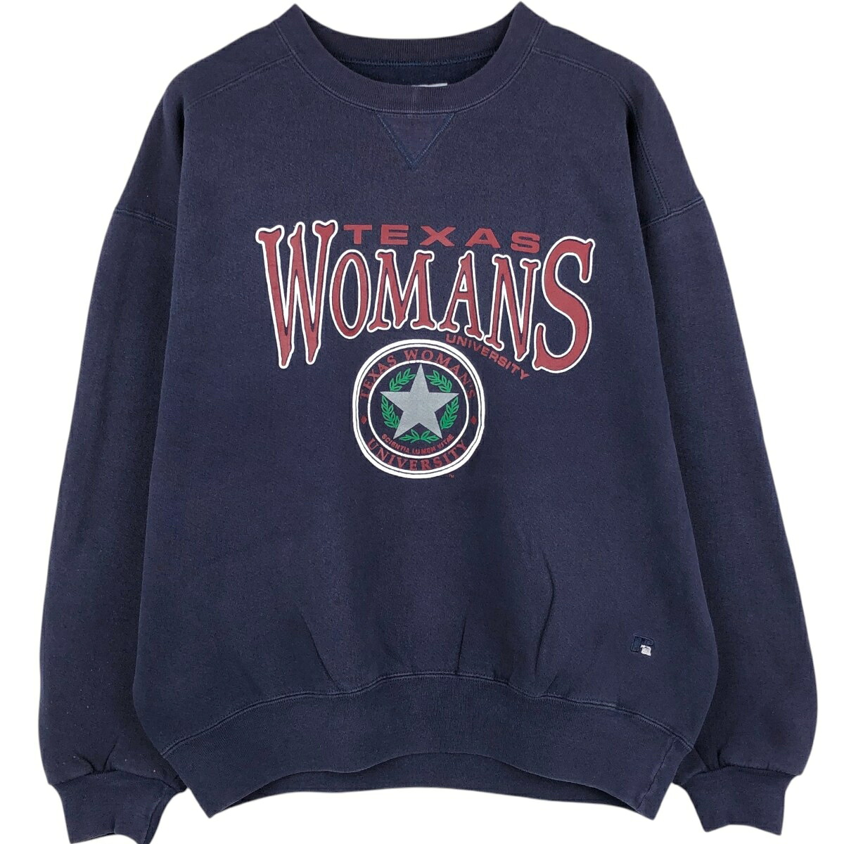 Russell/ラッセル Texas Woman's University カレッジスウェットシャツ トレーナー