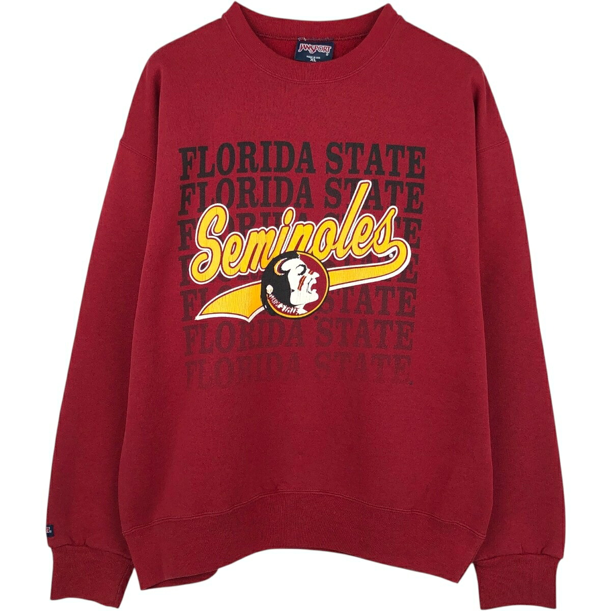 JANSPORT/ジャンスポーツ Florida State University カレッジスウェットシャツ トレーナー