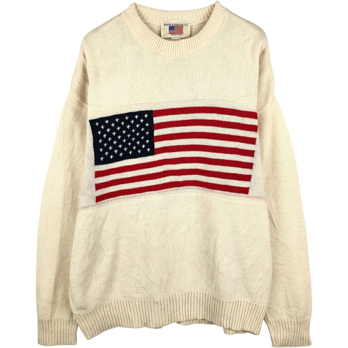 KNITS & PIECES コットンニットセーター