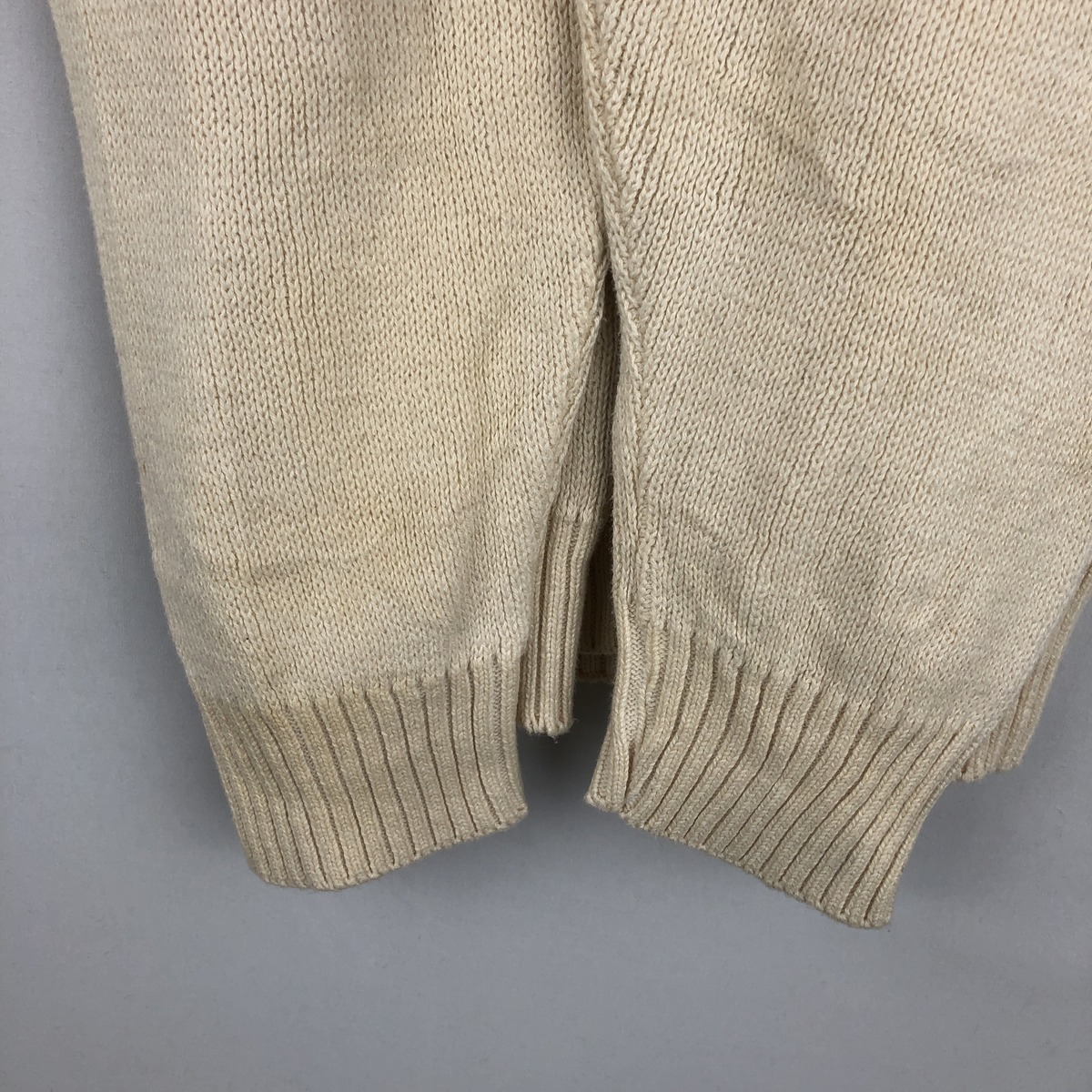 KNITS & PIECES コットンニットセーター