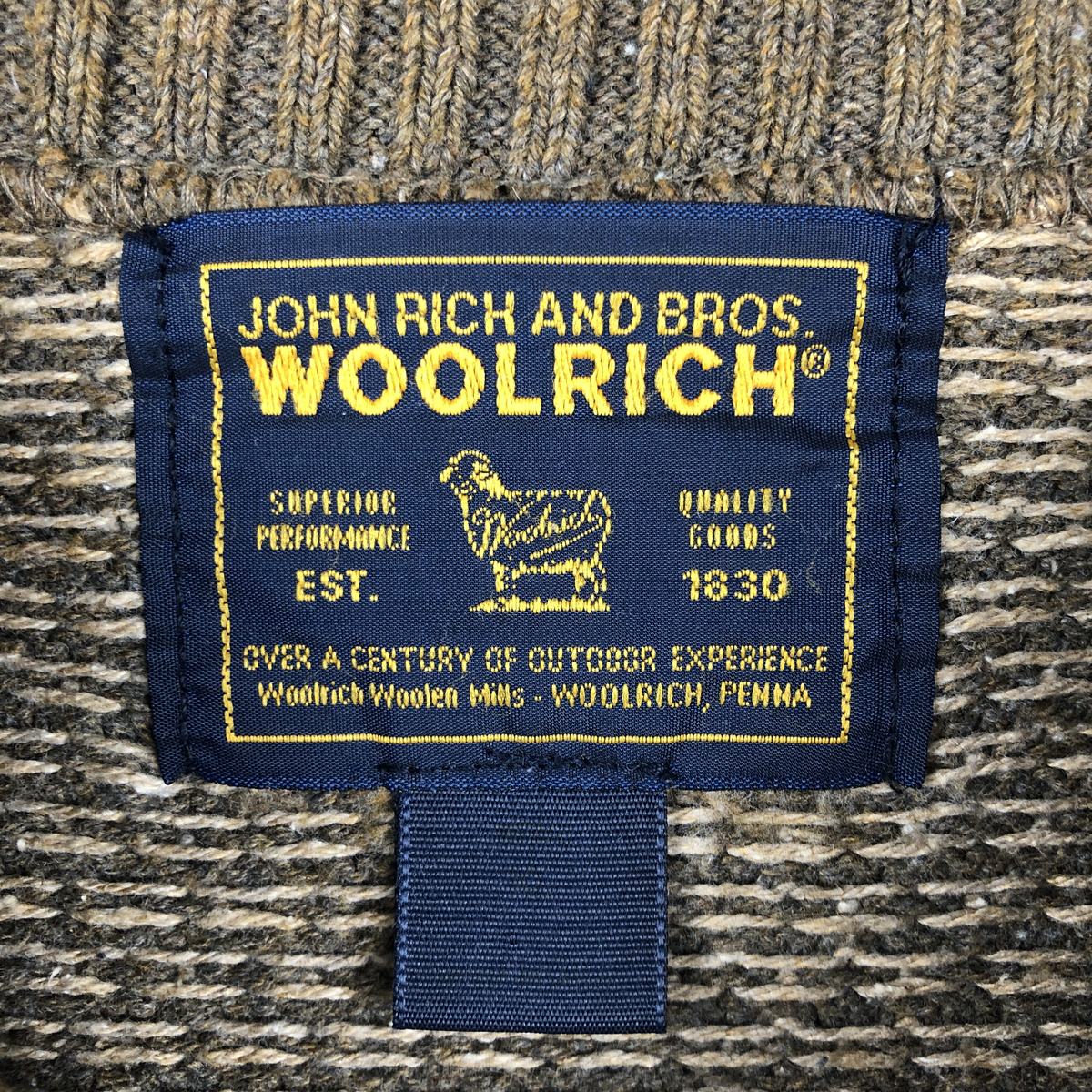WOOLRICH/ウールリッチ コットンニットセーター