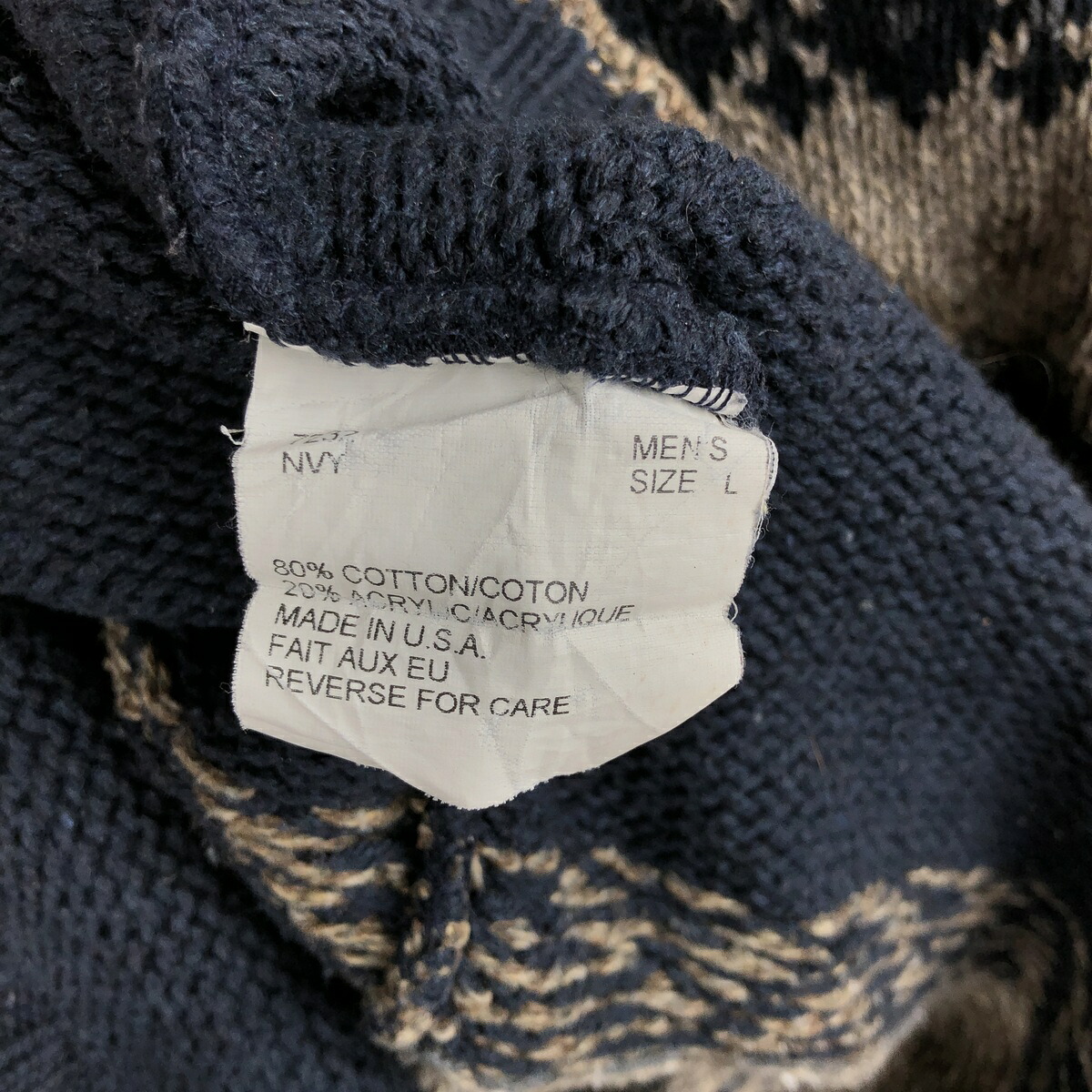 WOOLRICH/ウールリッチ Vネック コットンニットセーター