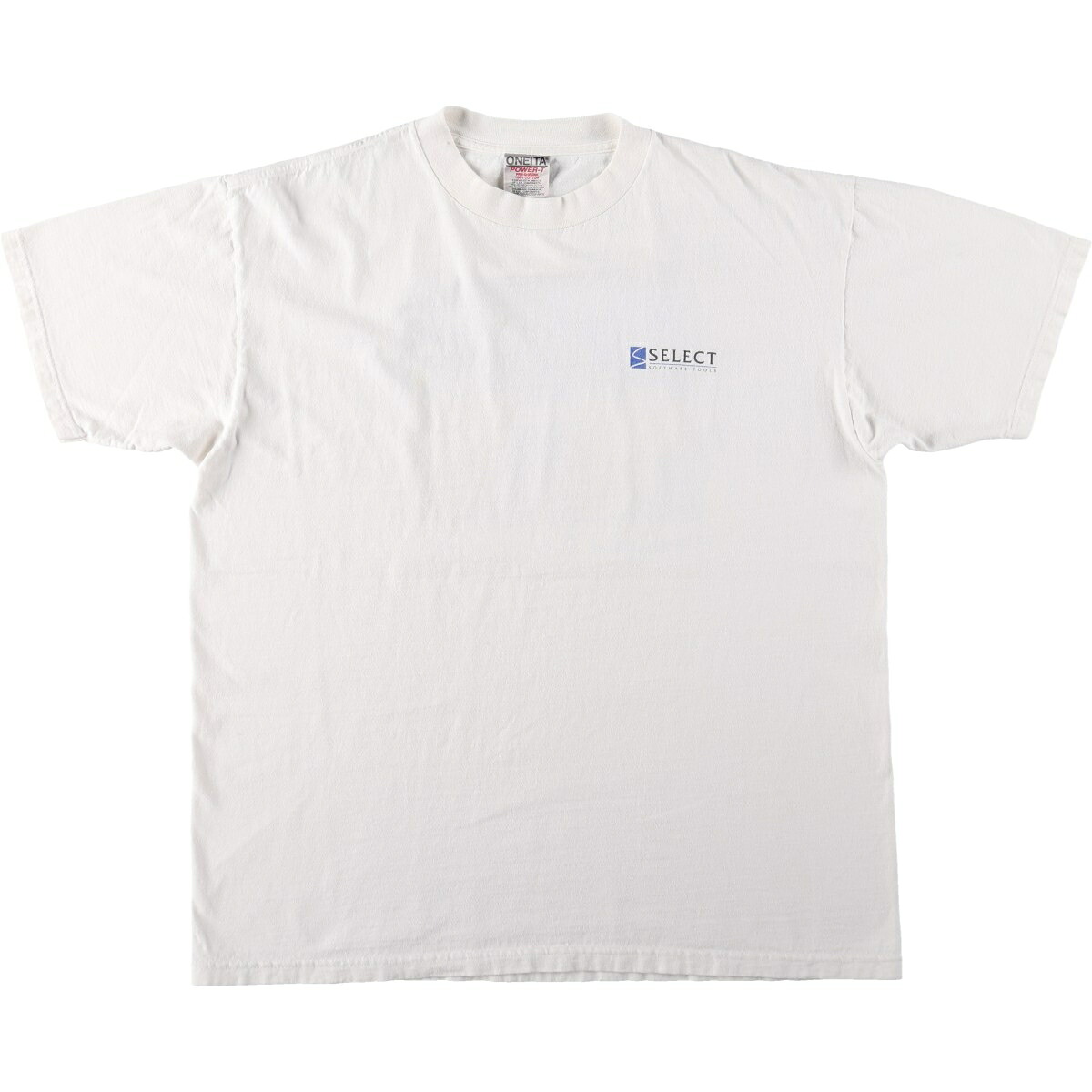 ONEITA/オニータ SELECT Software Tools セレクトソフトウェアツールズ アドバタイジングTシャツ